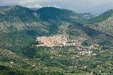 Blick auf Castelcivita von Serra